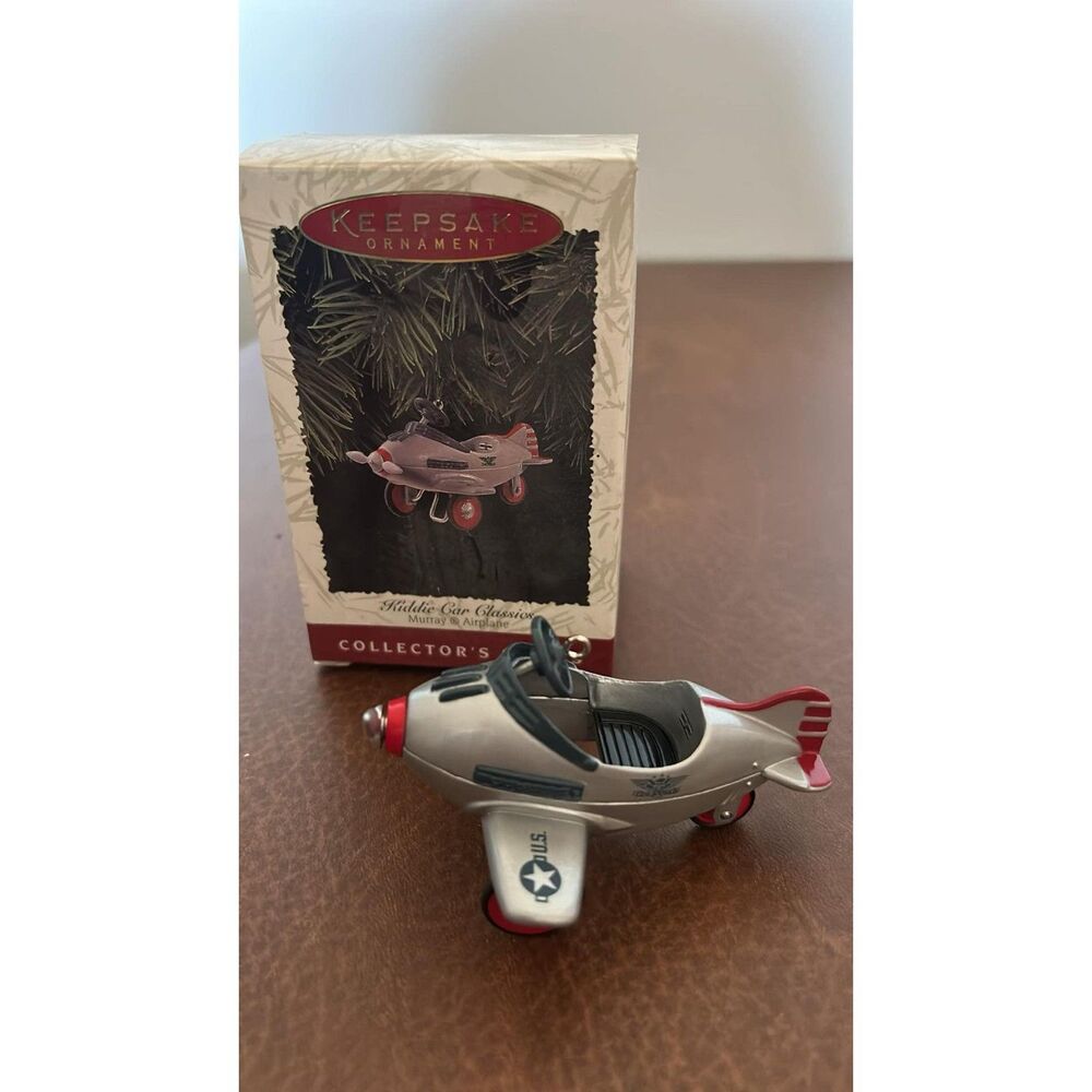 Hallmark Keepsake Ornament Kiddie Car Classics Murray Airplane